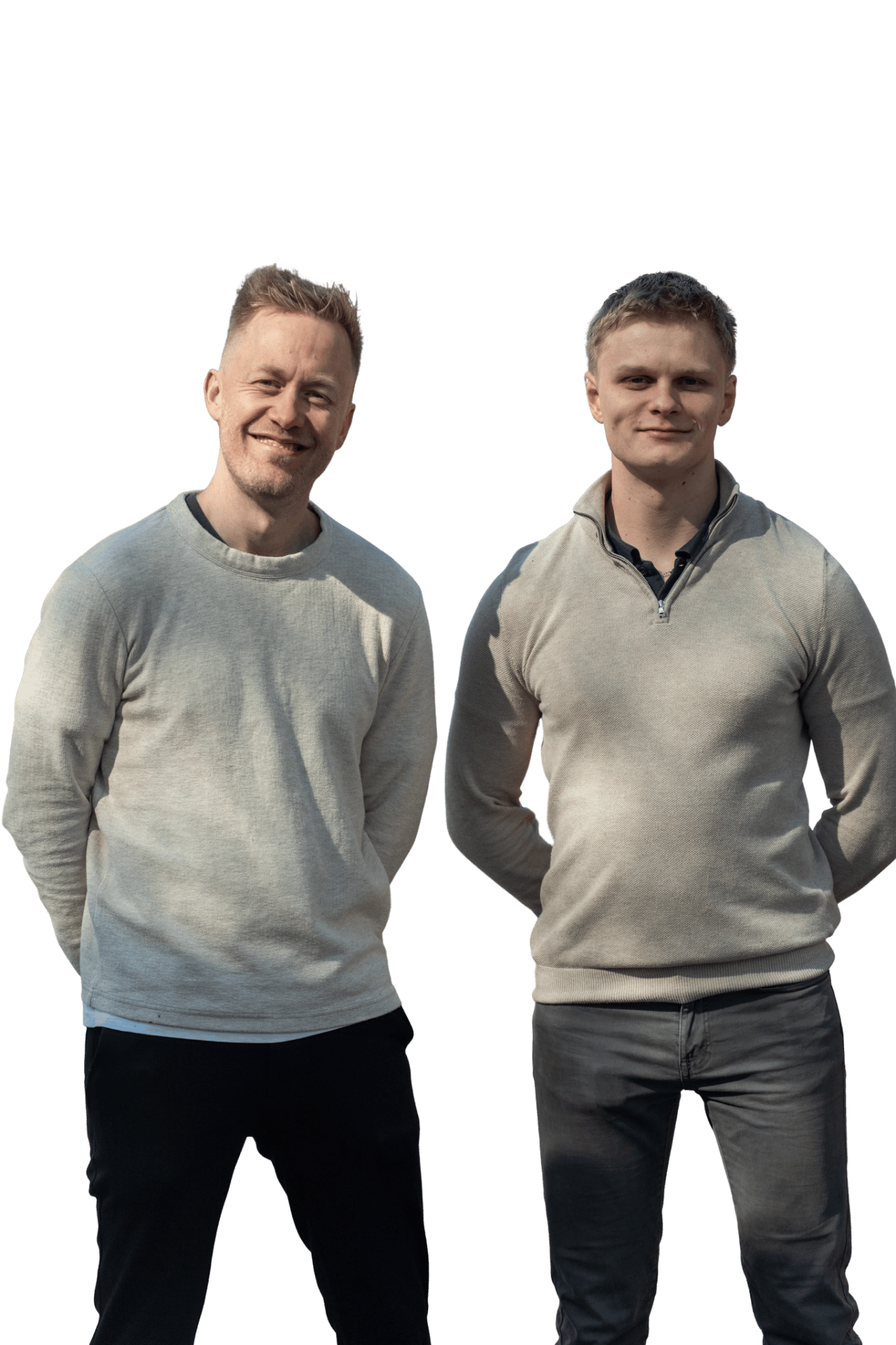 Kevin og Kristoffer, teamet bak Quizfunnel